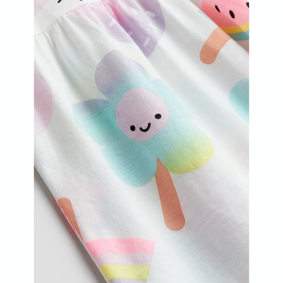 H&M Girls Ladybug Frozen Deserts Patterned Jersey Dress - Picture 2 of 2